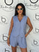 Buttoned Vest & Shorts Set