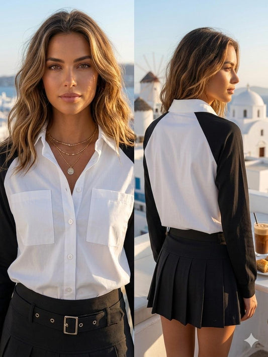 Relaxed Contrast Chemise