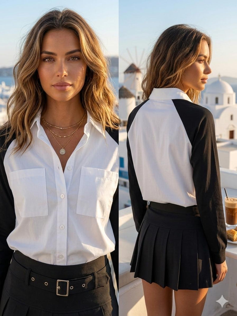 Relaxed Contrast Chemise