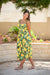 Lemon long dress
