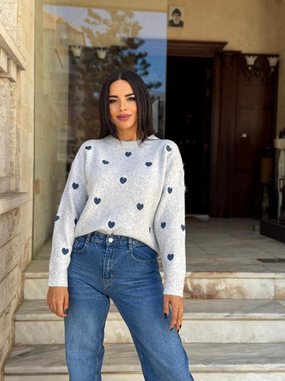 Black Hearts Sweater