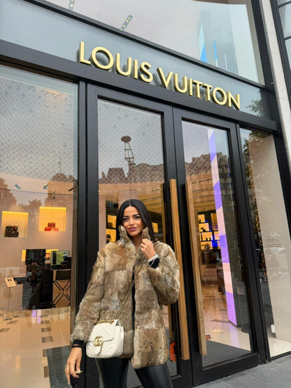 Real Rabbit Fur Jacket