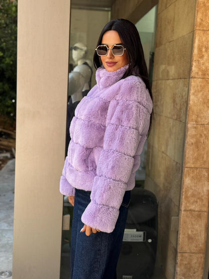 Plush Lilac Jacket