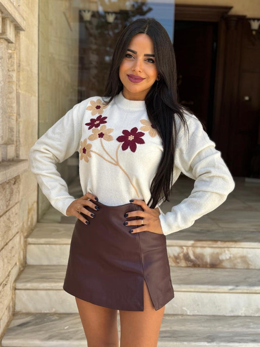 Floral Sweater