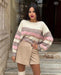 Blush Stripe Sweater