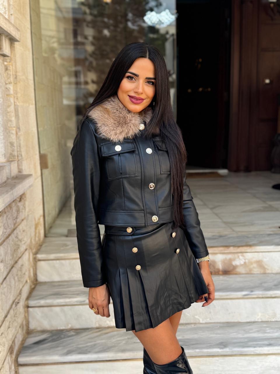 Luxe Fur-Collar Jacket