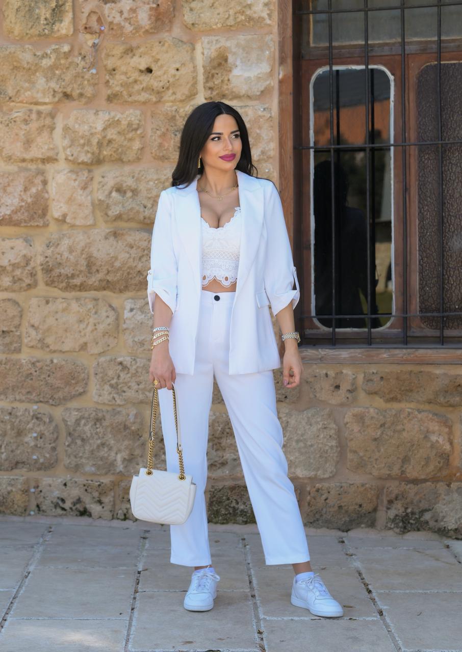 High Waisted Straight Pants