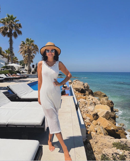 Textured Beach Cover-Up Dress