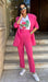 Belted Blazer & Pants Set